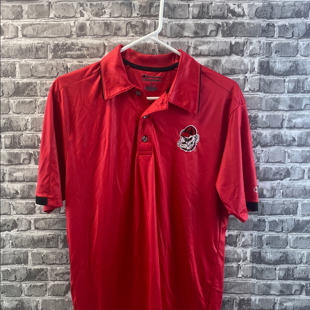Georgia Bulldogs
Champion Red Polo with Logo